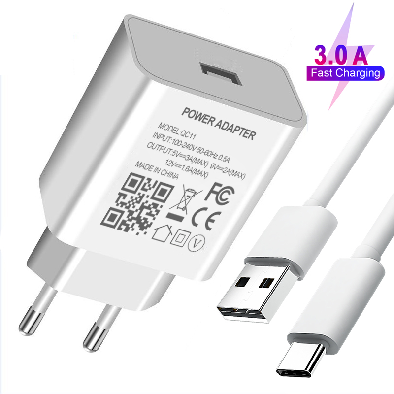 Smart Wall Socket - 5V3A 9V2A Fast Charger Adaptor Type-C