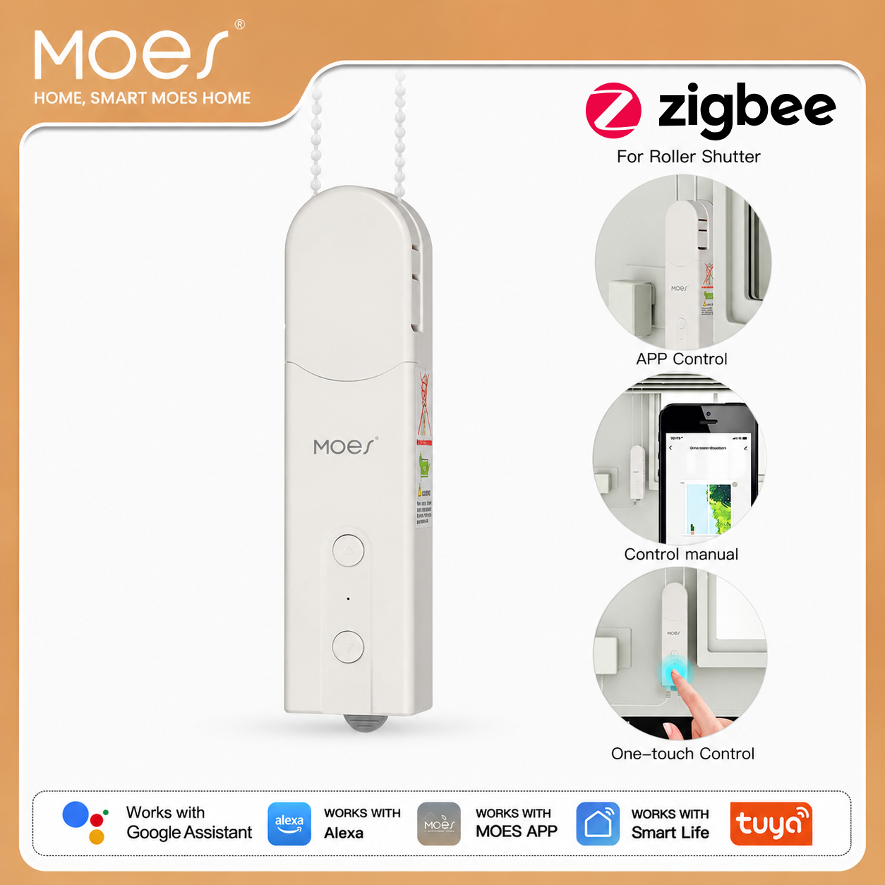 Smart Home Hub Ikea - MOES ZigBee Smart DIY Motorized Roller