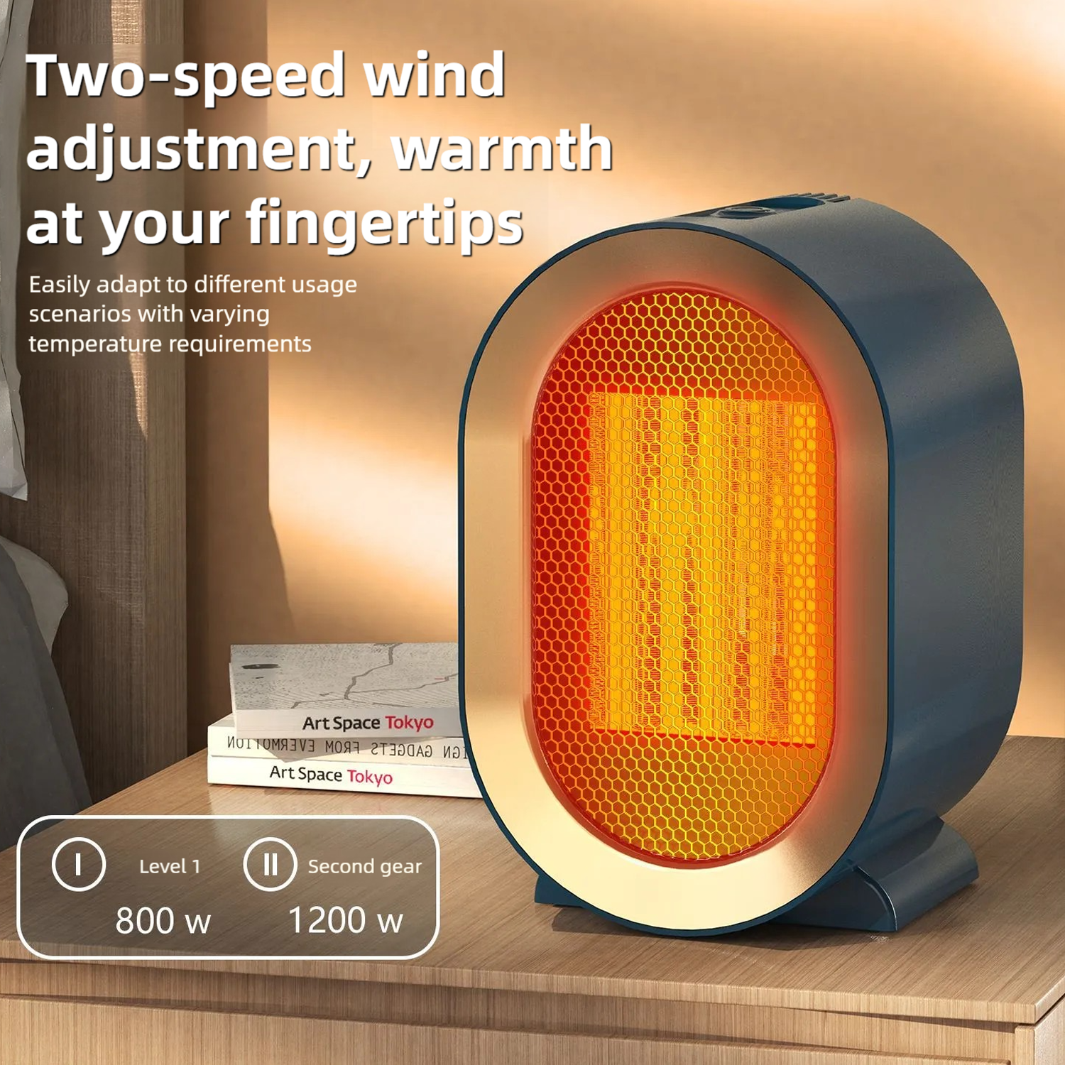 Smart Home Ventilation - 2025 New1200W Portable Electric Heater Mini