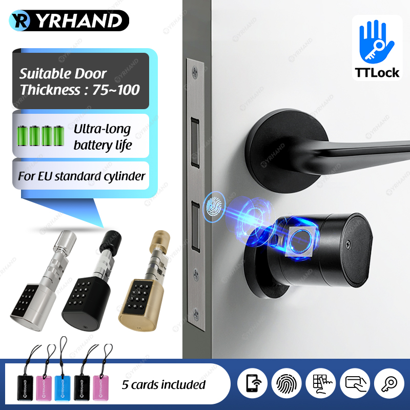 Smart Home Website - Smart Euro Cylindrical Door Lock ttlock