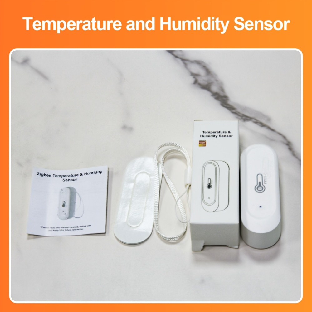 Smart Home Setup - IP65 Tuya Zigbee/WiFi Waterproof Temperature Humidity