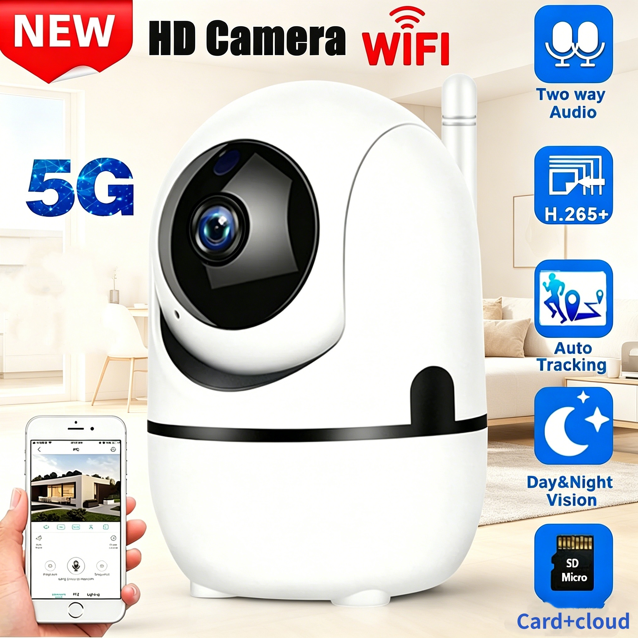 Smart Home Cctv Camera - NEW Mini 1080P Wifi IP Camera