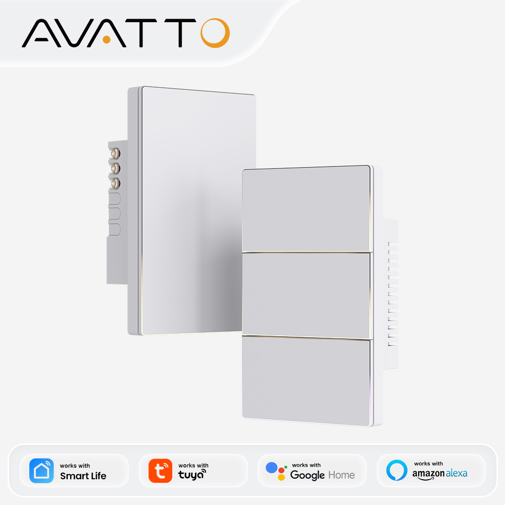 Tuya Smart Switch - AVATTO 1/2/3/4 Gang WiFi Smart Light