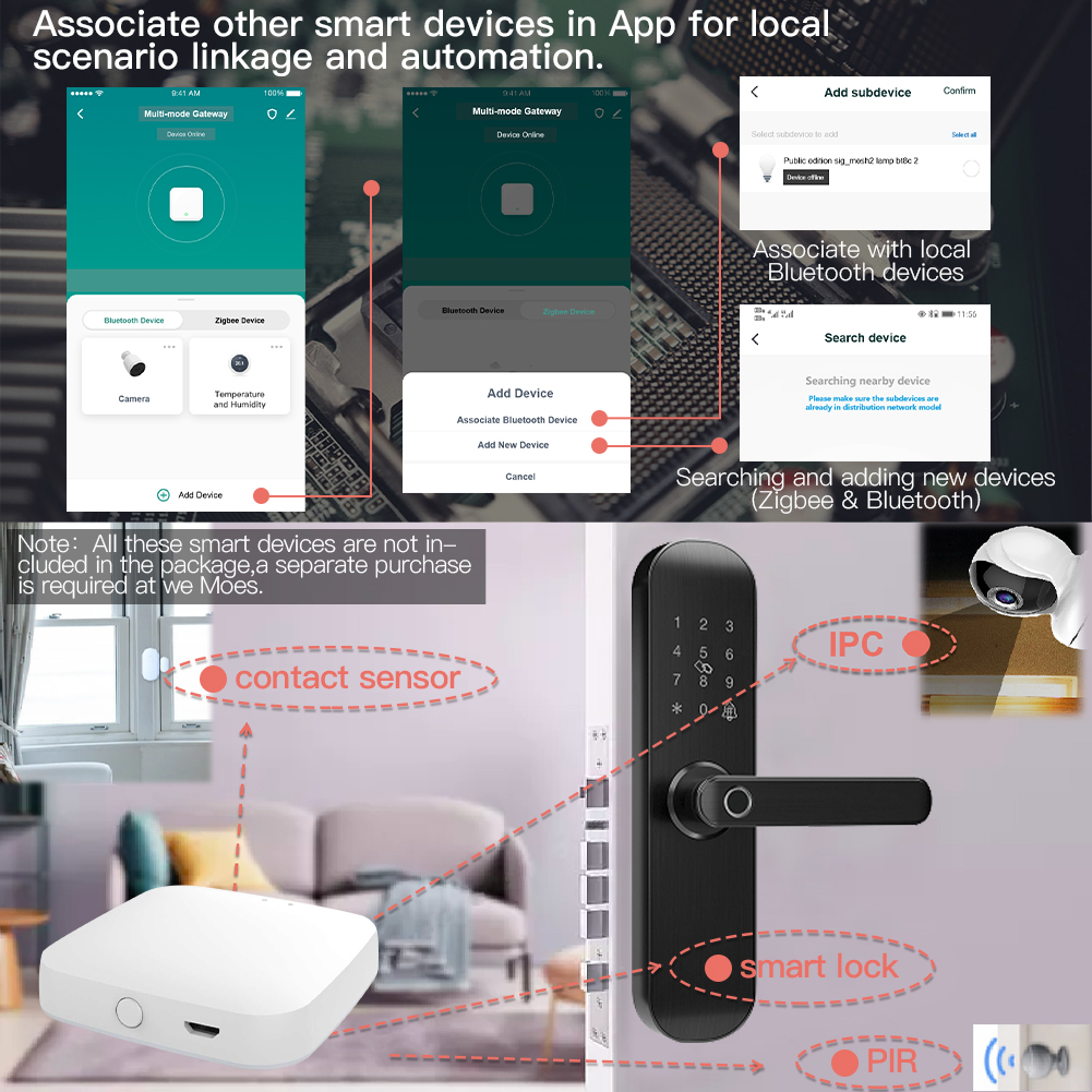 MOES Multi-mode Smart Gateway  - Smart Home Vimar บทวิจารณ์และราคา