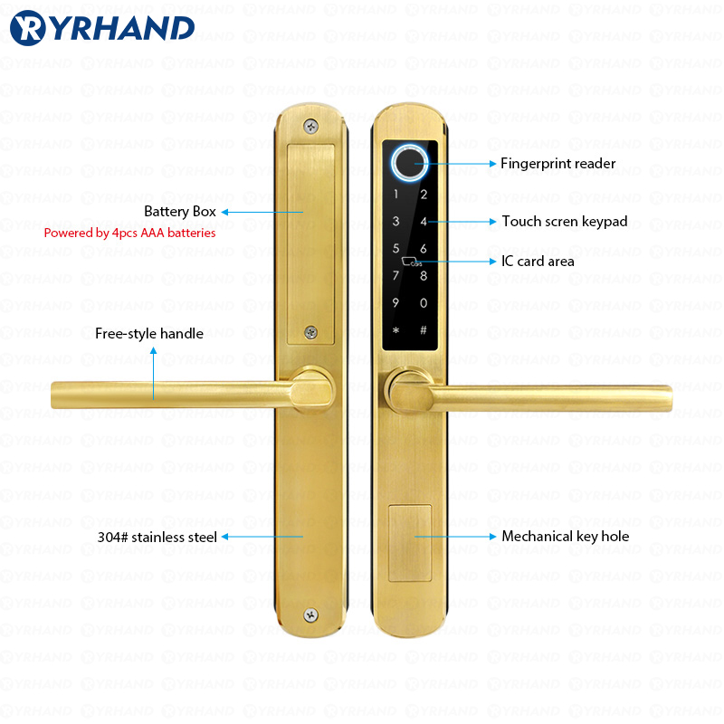 IP66 Gold Stainless steel Slid - Smart Home Website บทวิจารณ์และราคา
