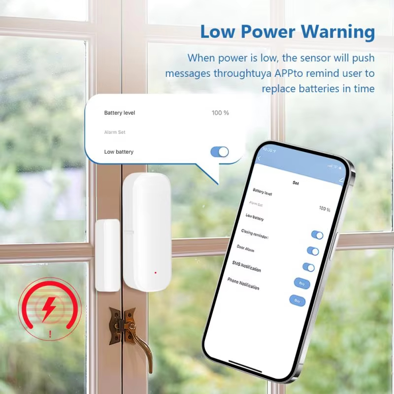 Door Window Sensor ZigBee Door - Smart Home Website บทวิจารณ์และราคา