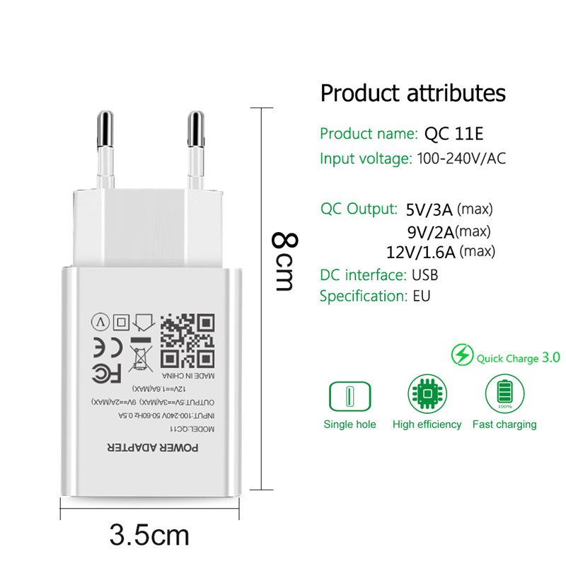 5V3A 9V2A Fast Charger Adaptor - Smart Wall Socket บทวิจารณ์และราคา