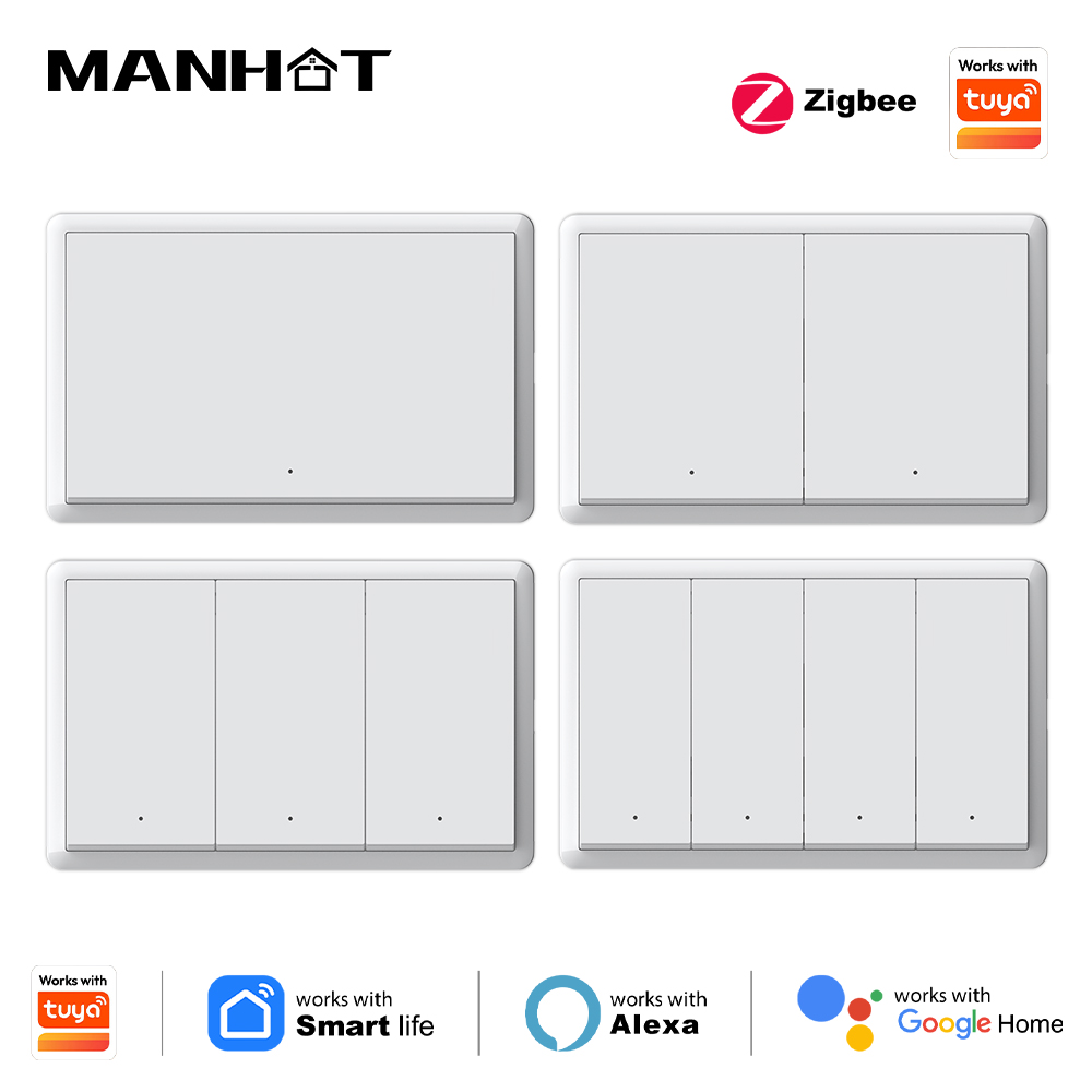 Manhot Smart zigbee Switch No  - Tuya Smart Switch บทวิจารณ์และราคา