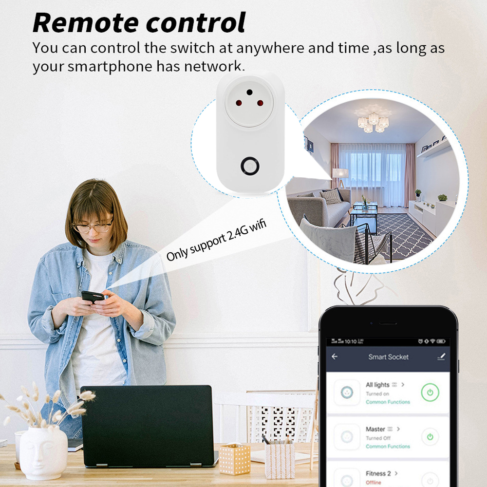 Tuya Smart Socket IsraeL Plug  - Smart Wall Socket บทวิจารณ์และราคา
