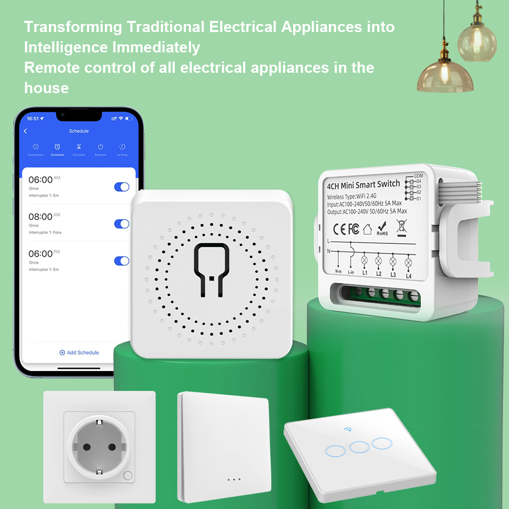 Tuya WiFi Smart Switch 1/2/3/4 - Tuya Smart Switch บทวิจารณ์และราคา