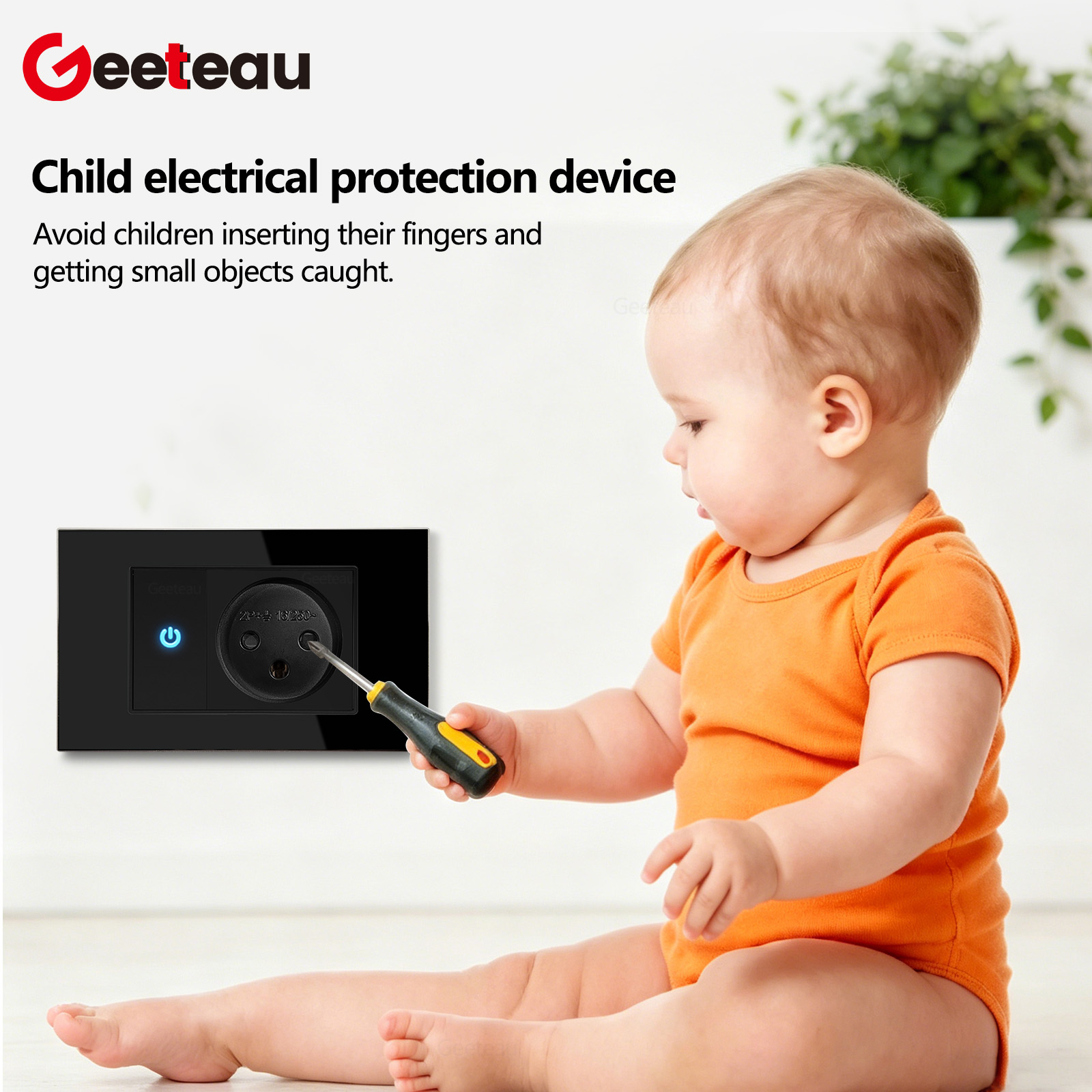 Geeteau Israel Palestine 16A S - Smart Wall Socket บทวิจารณ์และราคา