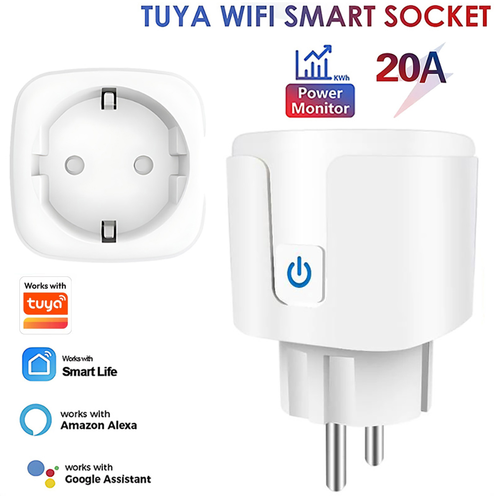 Works with Tuya Smart Life App - Smart Wall Socket บทวิจารณ์และราคา
