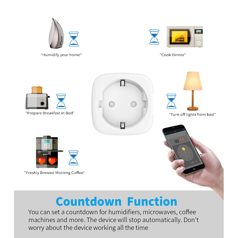 Works with Tuya Smart Life App - Smart Wall Socket บทวิจารณ์และราคา