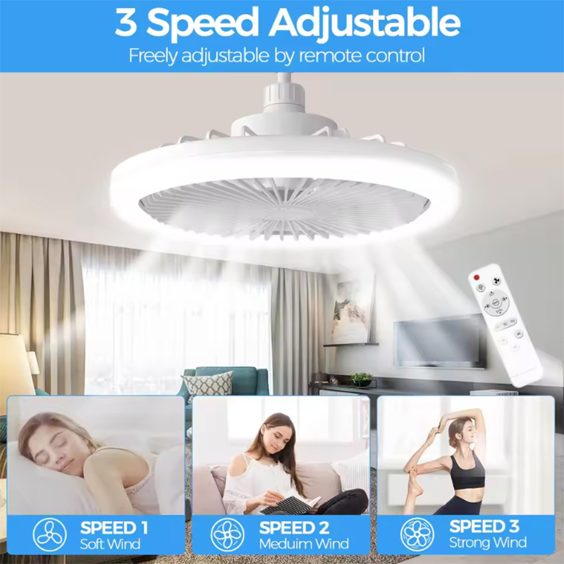Modern Smart ceiling fan with  - Smart Ceiling Fan บทวิจารณ์และราคา