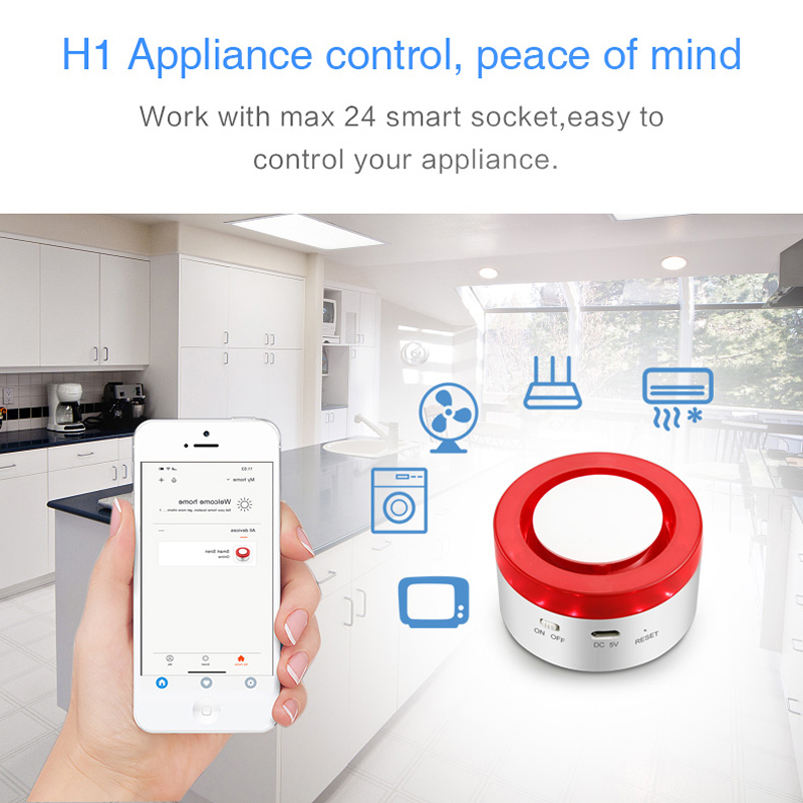 WiFi Tuya Home Alarm System 12 - Smart Home Setup บทวิจารณ์และราคา