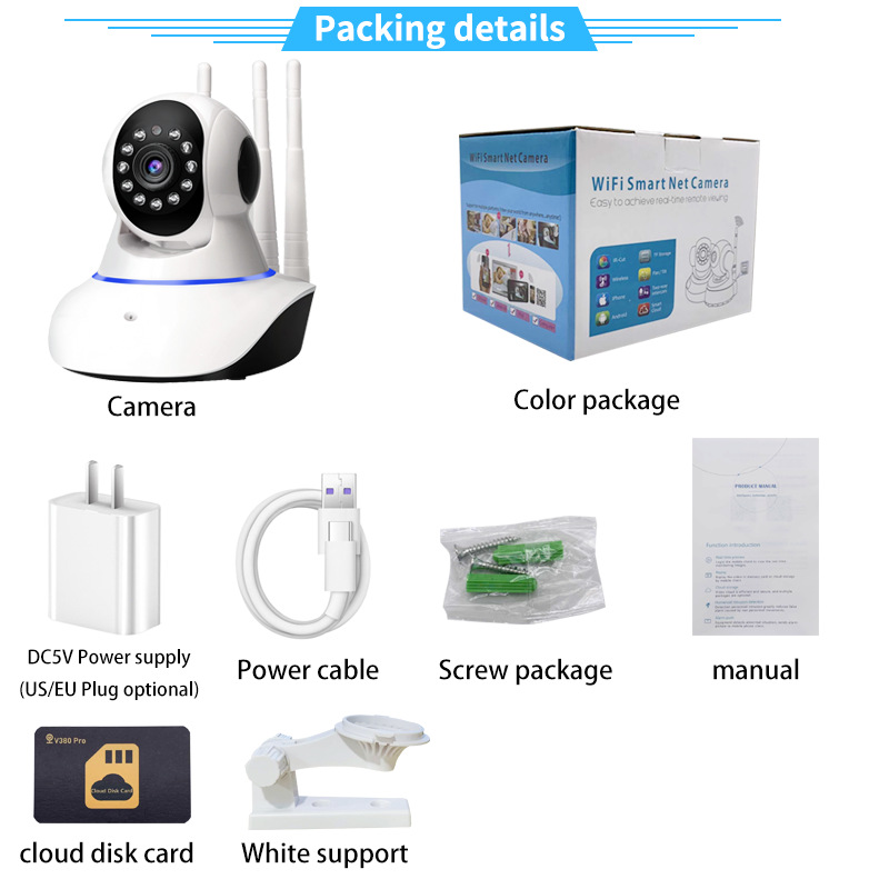 Saikiot V380 Pro WIFI Camera B - Smart Home Cctv Camera บทวิจารณ์และราคา