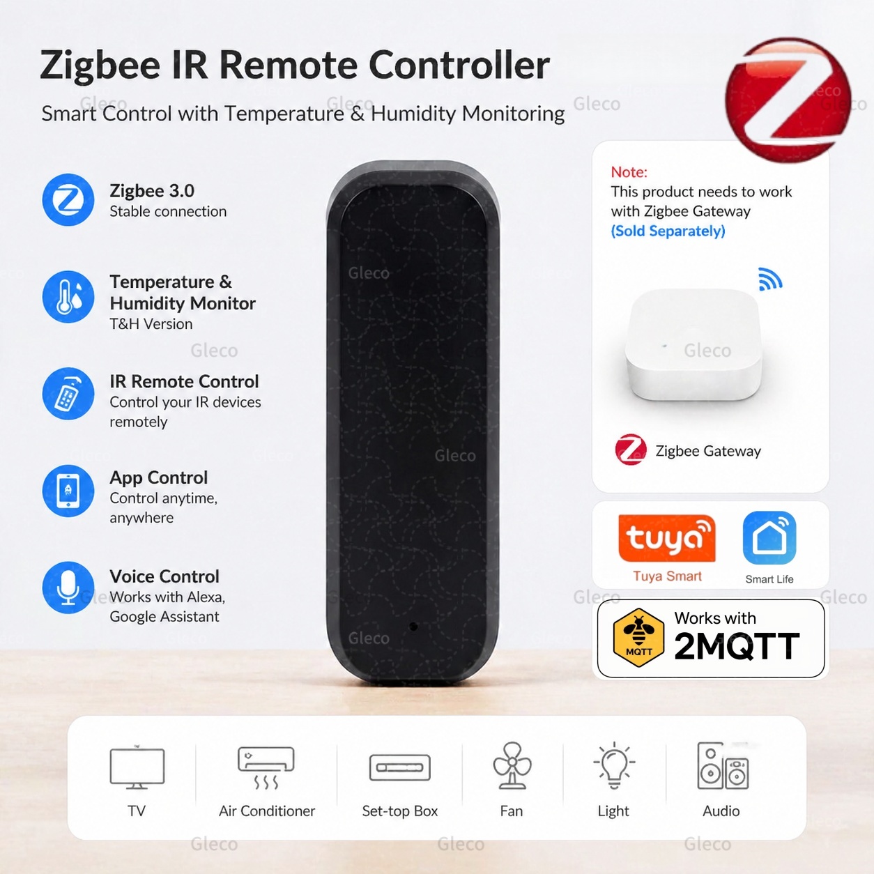 Zigbee Smart IR Remote Control - Smart Home Setup บทวิจารณ์และราคา