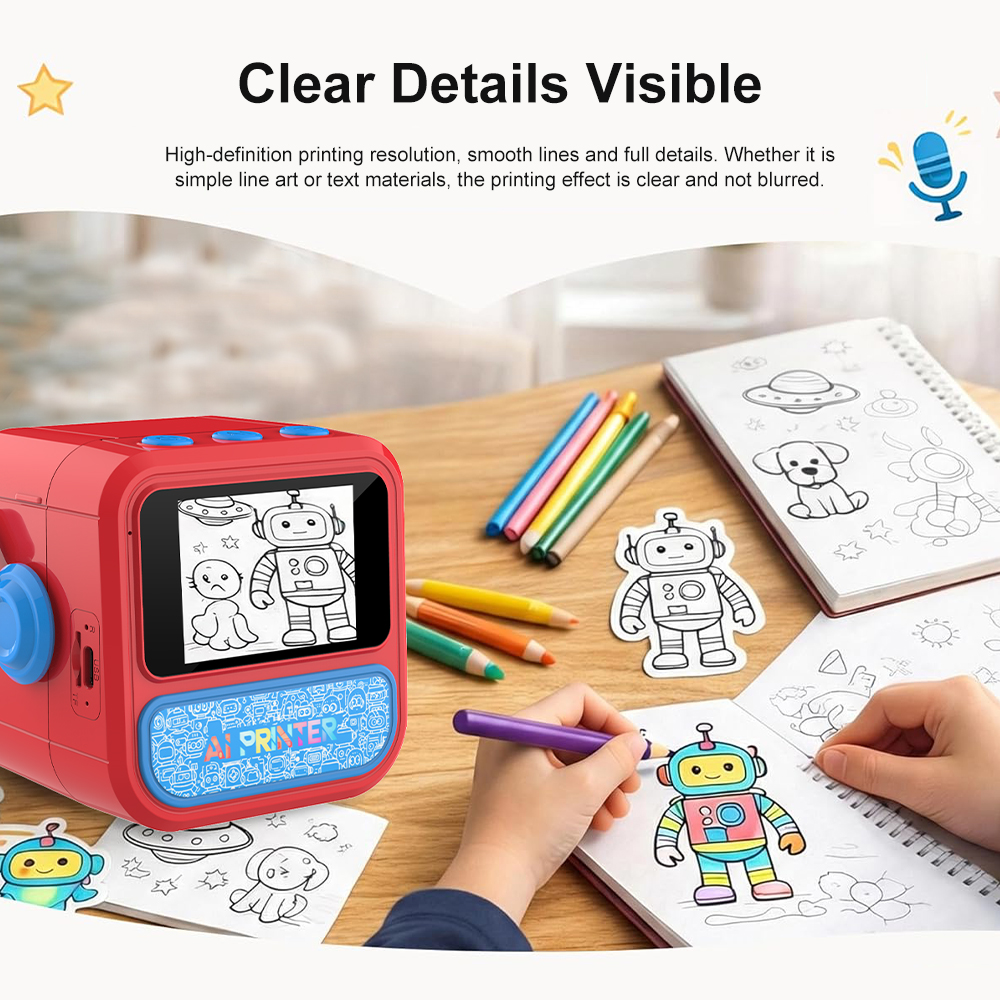 Smart AI Voice Mini Thermal Pr - Smart Home Setup บทวิจารณ์และราคา