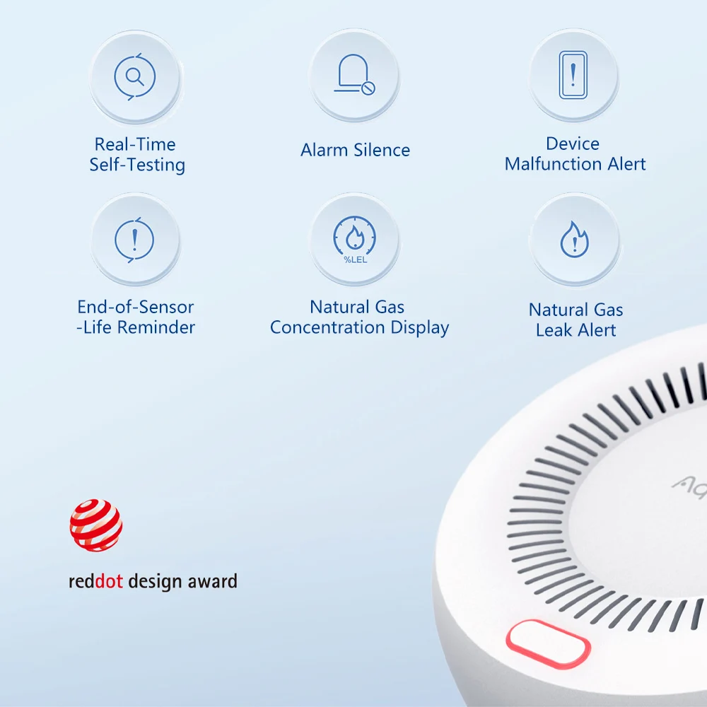 Aqara Natural Gas Detector Sma - Smart Home Vimar บทวิจารณ์และราคา