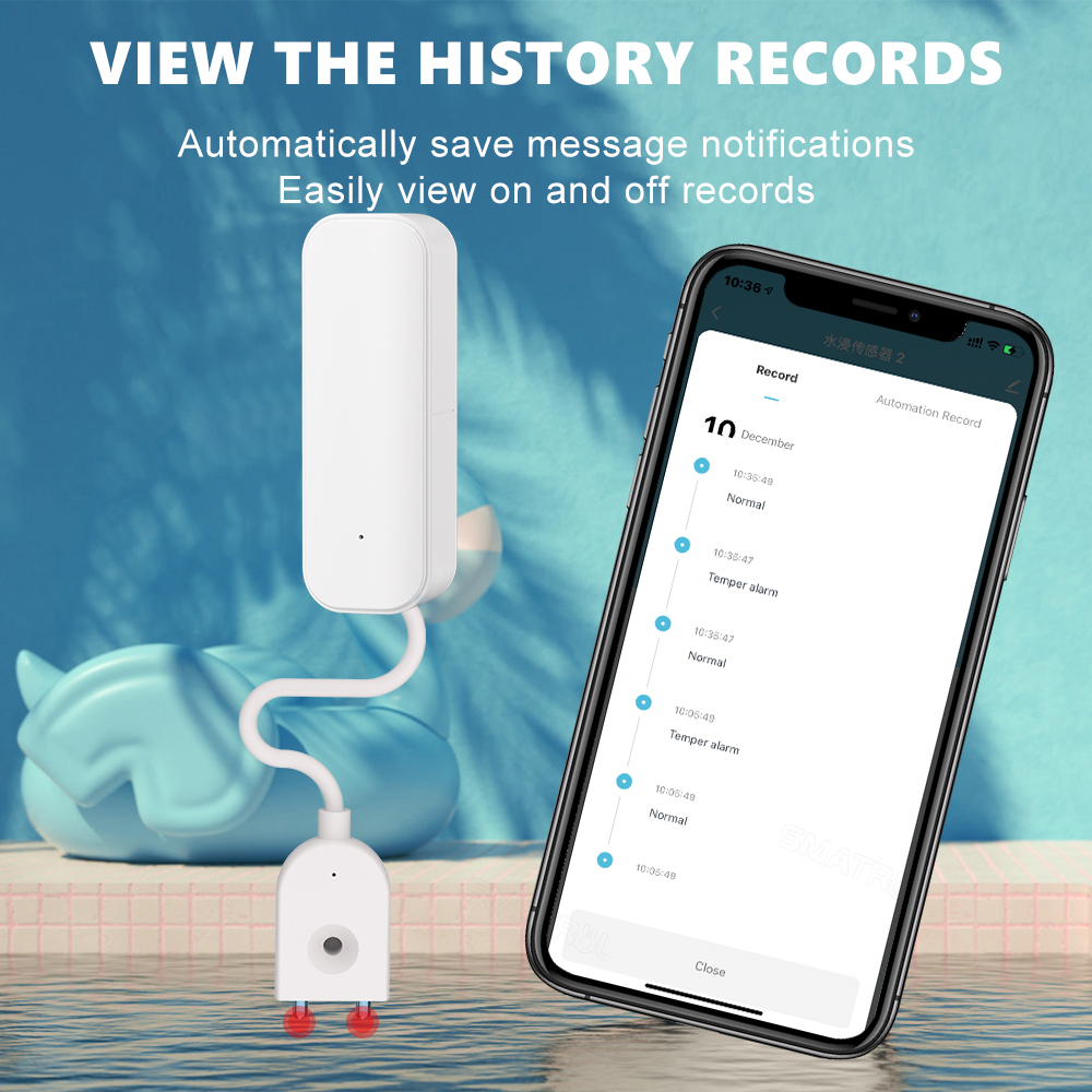 WiFi/Zigbee Water Sensor Tuya  - Smart Home Green บทวิจารณ์และราคา