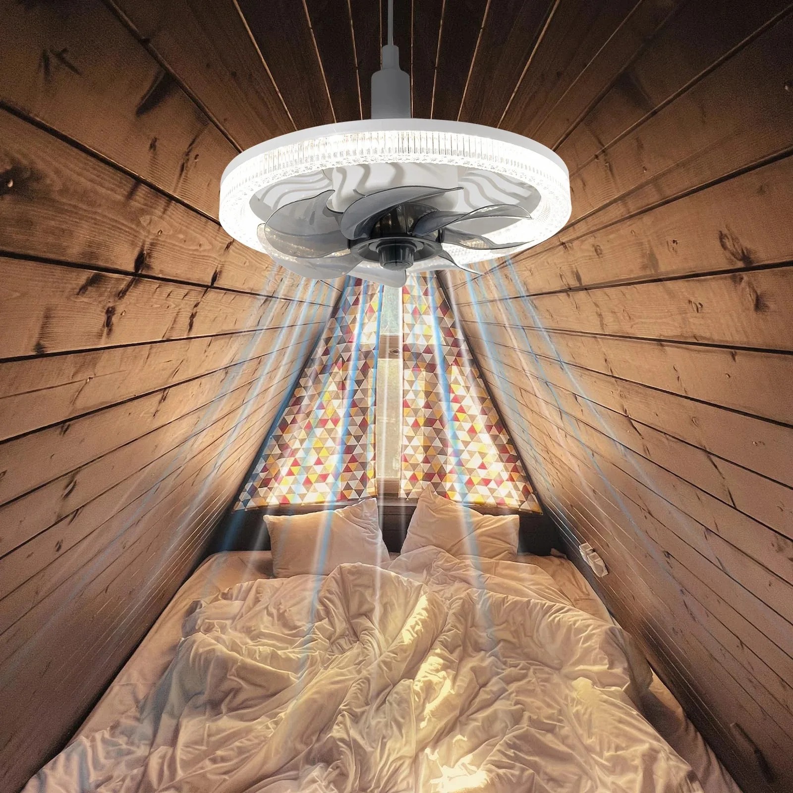 Smart LED Ceiling Fan Light wi - Smart Ceiling Fan บทวิจารณ์และราคา