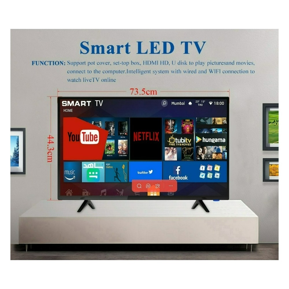 32 43 Inch Android Smart TV 4K - Smart Home Market บทวิจารณ์และราคา