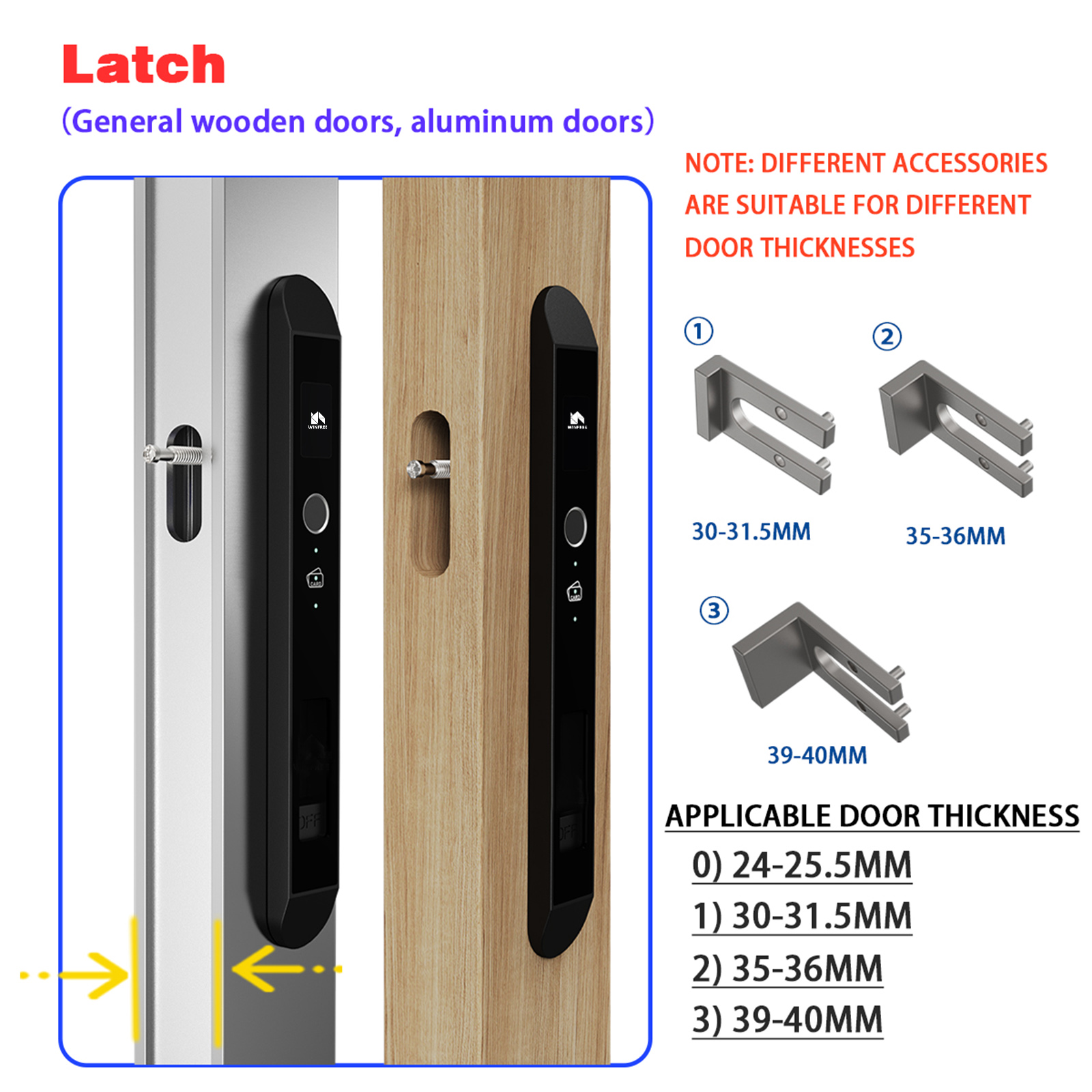 WINFREE Smart Slim Door Lock T - Smart Home Website บทวิจารณ์และราคา