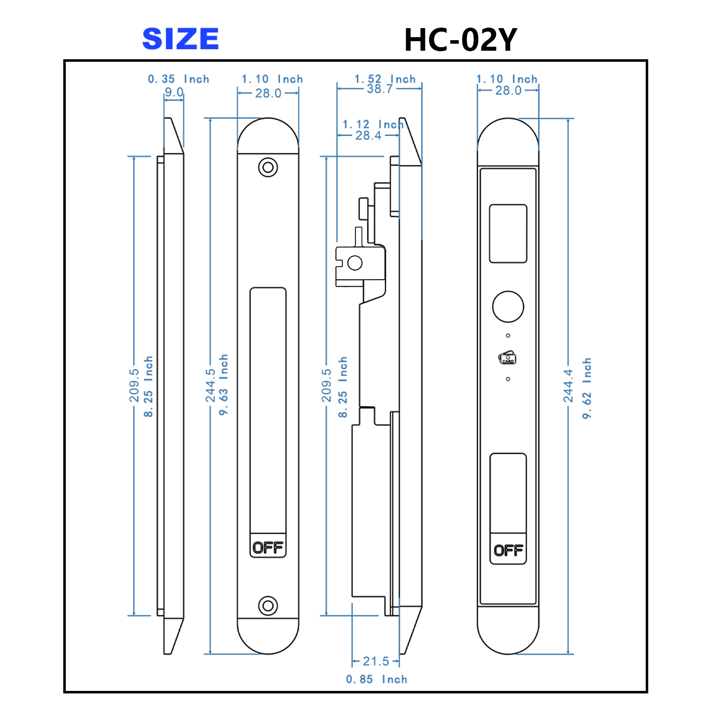 WINFREE Smart Slim Door Lock T - Smart Home Website บทวิจารณ์และราคา