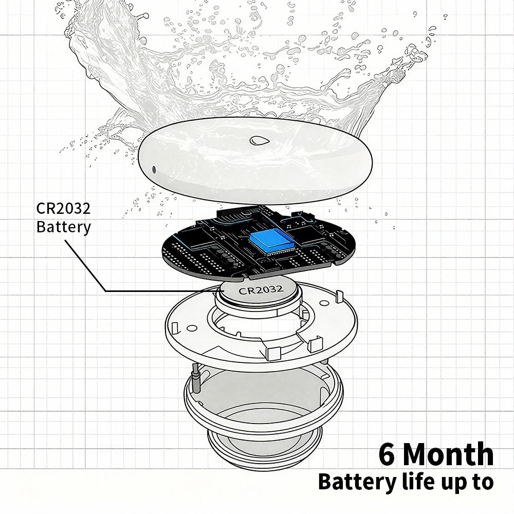 Zigbee Leakage Sensor LED Imme - Smart Home Green บทวิจารณ์และราคา