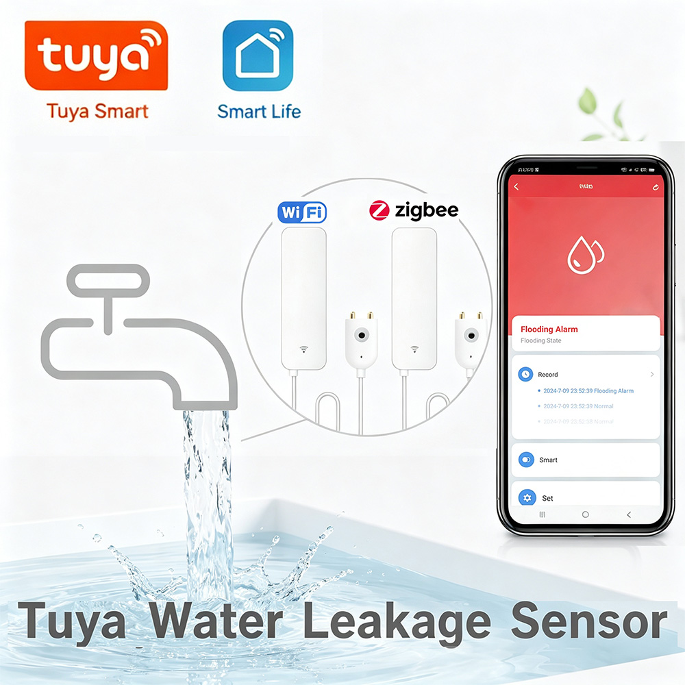 ZigBee WiFi Water Leak Sensor  - Smart Home Green บทวิจารณ์และราคา