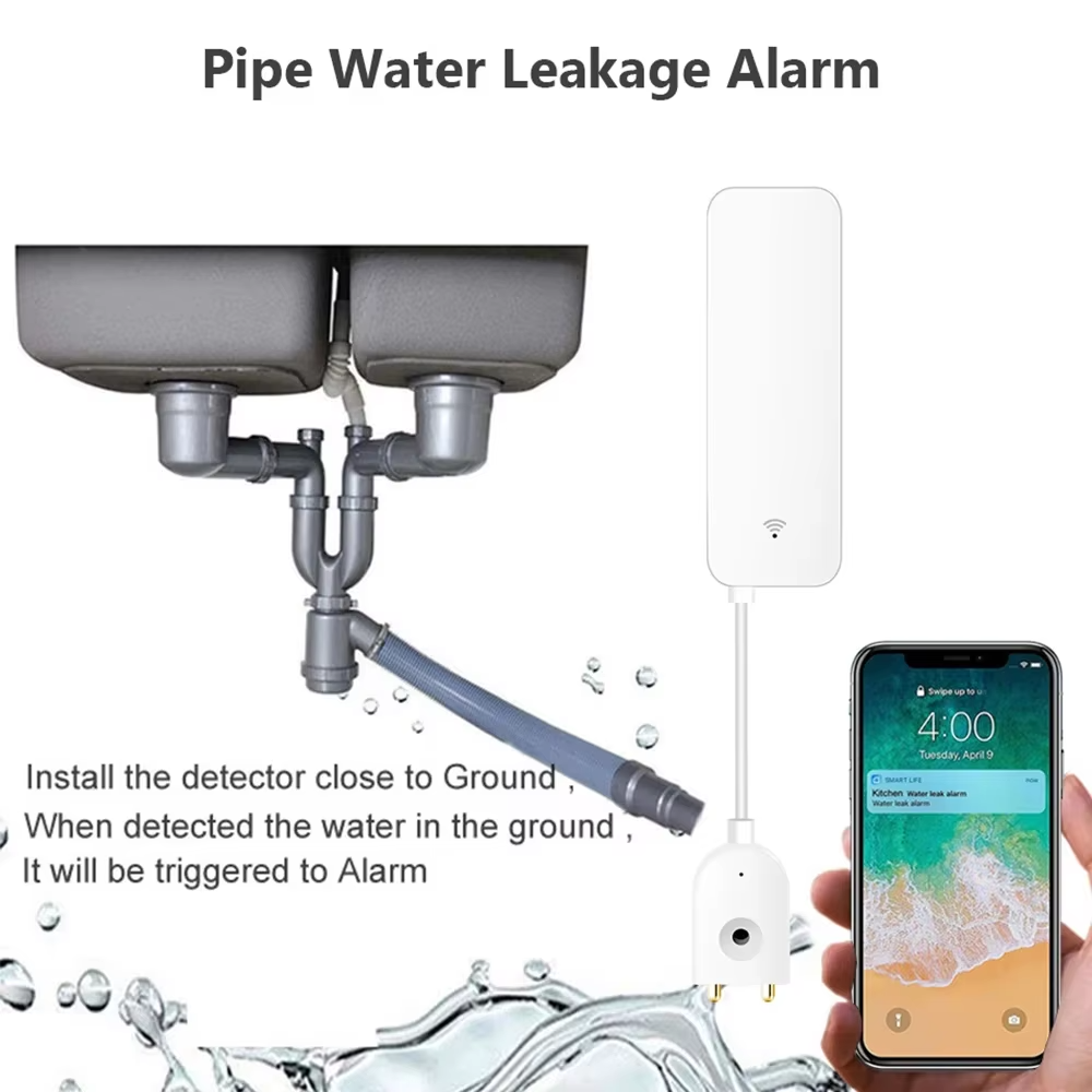 ZigBee WiFi Water Leak Sensor  - Smart Home Green บทวิจารณ์และราคา