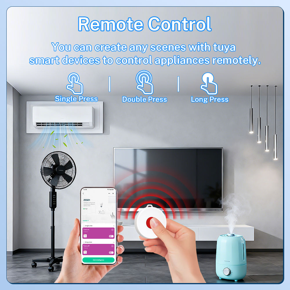 Tuya ZigBee Smart Button IP65  - Tuya Smart Switch บทวิจารณ์และราคา