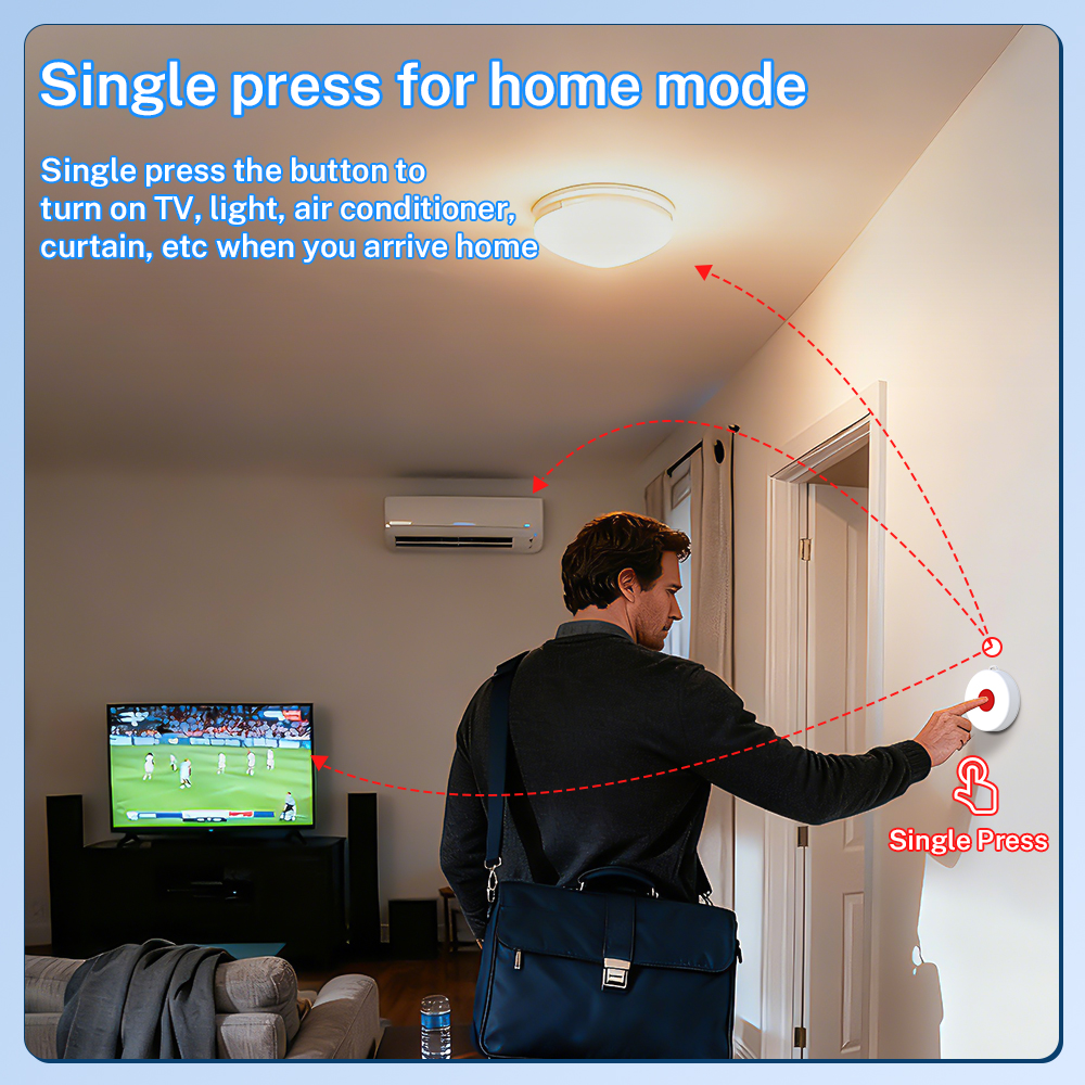 Tuya ZigBee Smart Button IP65  - Tuya Smart Switch บทวิจารณ์และราคา