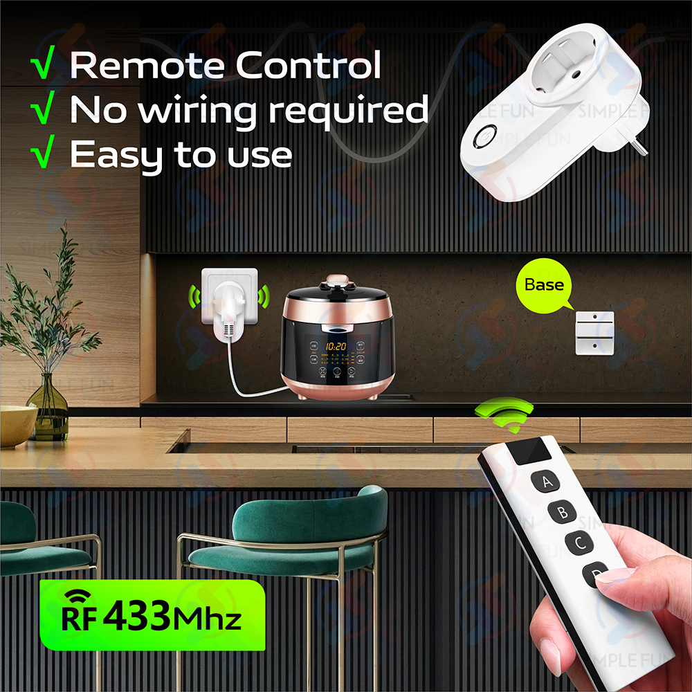 433Mhz Wireless Remote Control - Smart Home Ventilation บทวิจารณ์และราคา