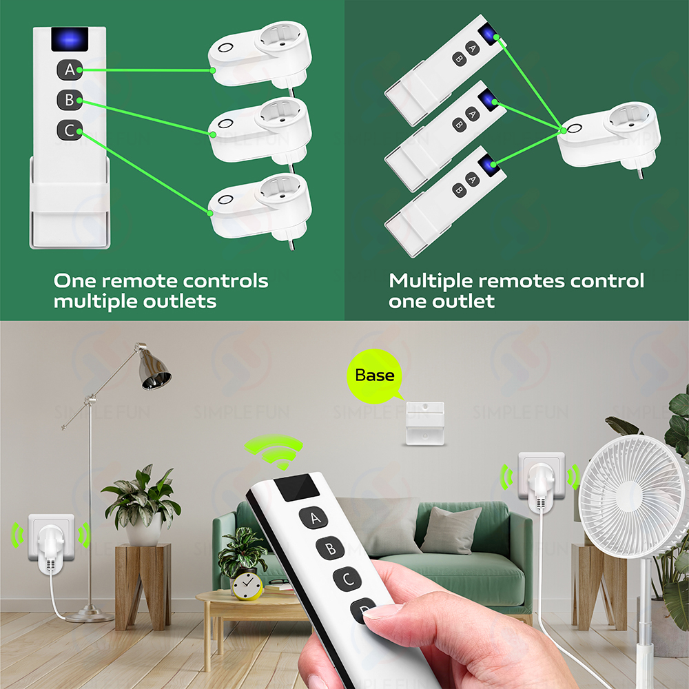 433Mhz Wireless Remote Control - Smart Home Ventilation บทวิจารณ์และราคา