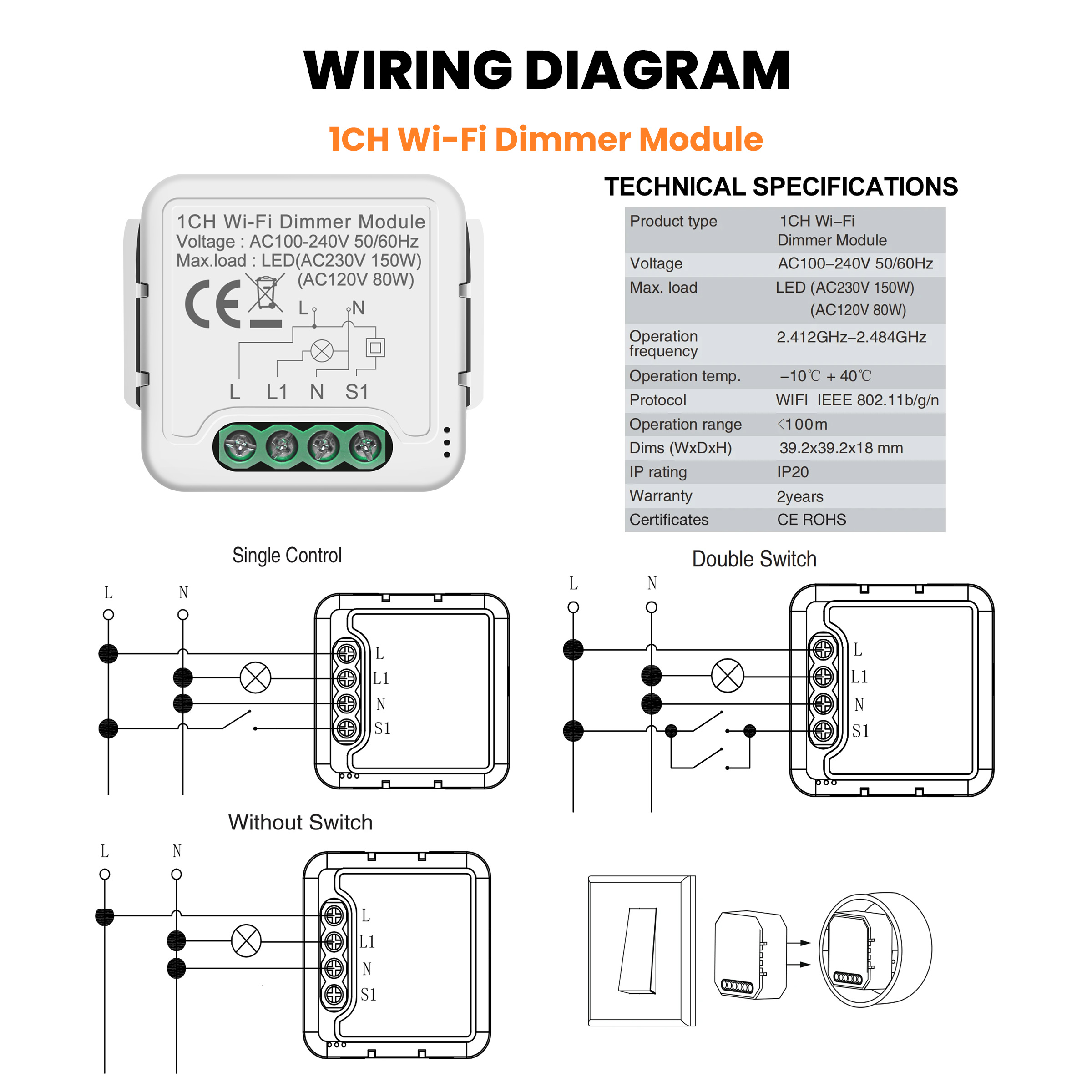 GIRIER Tuya Smart WiFi ZigBee  - Tuya Smart Switch บทวิจารณ์และราคา