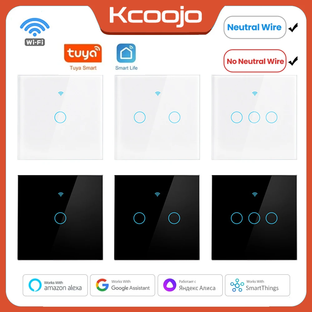 Tuya Wifi EU Smart Switches 1/ - Tuya Smart Switch บทวิจารณ์และราคา
