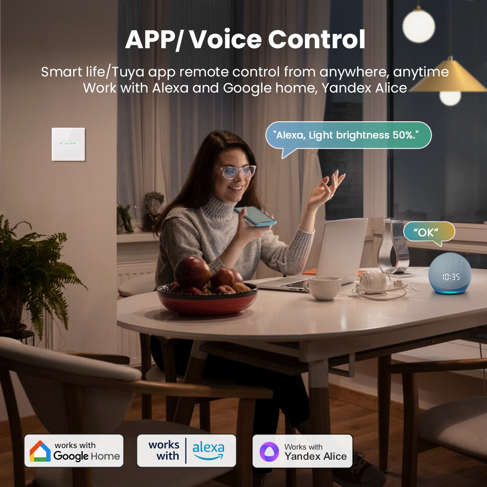 AVATTO WiFi 1/2 Gang Smart Dim - Tuya Smart Switch บทวิจารณ์และราคา