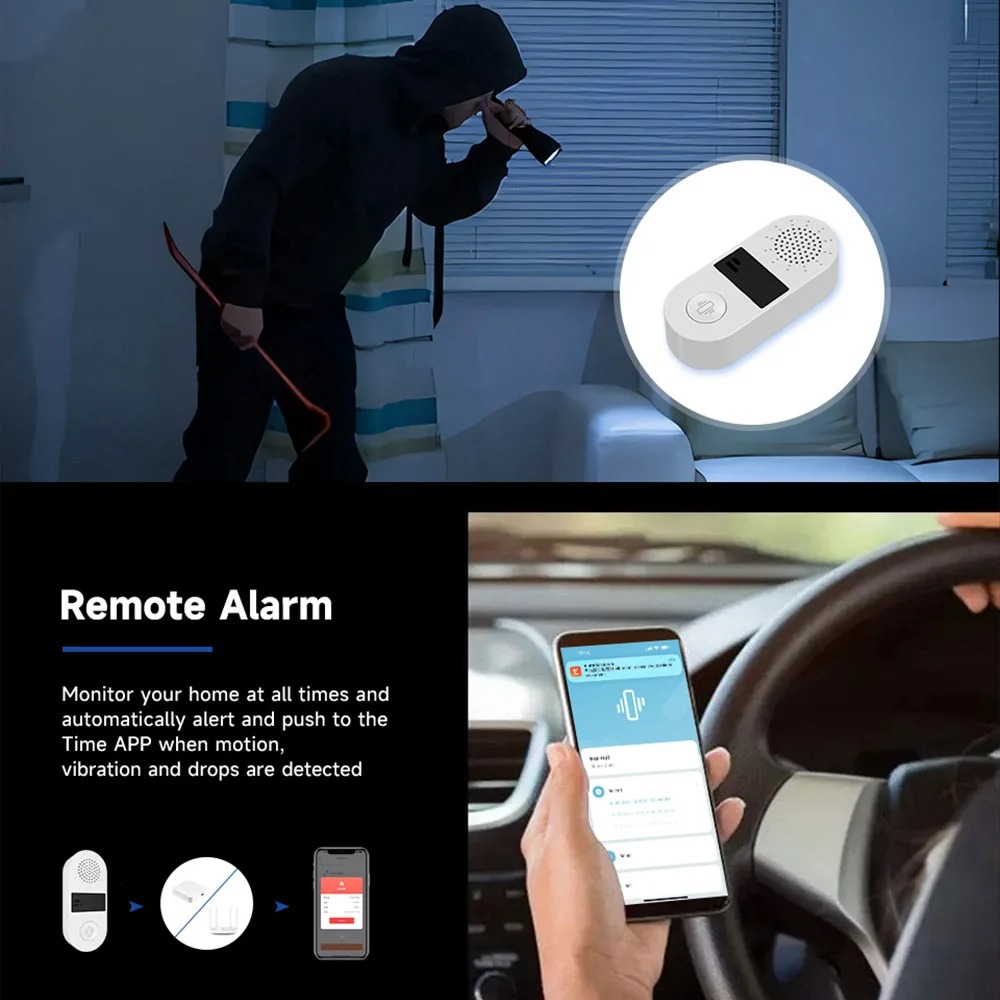 Tuya WiFi Vibration Sensor - 1 - Smart Home Setup บทวิจารณ์และราคา