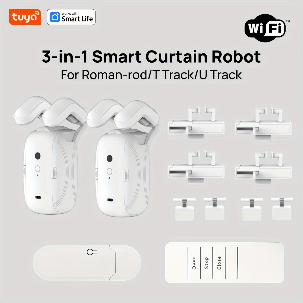 1/2PCS Tuya Smart WiFi Curtain - Smart Home Vimar บทวิจารณ์และราคา
