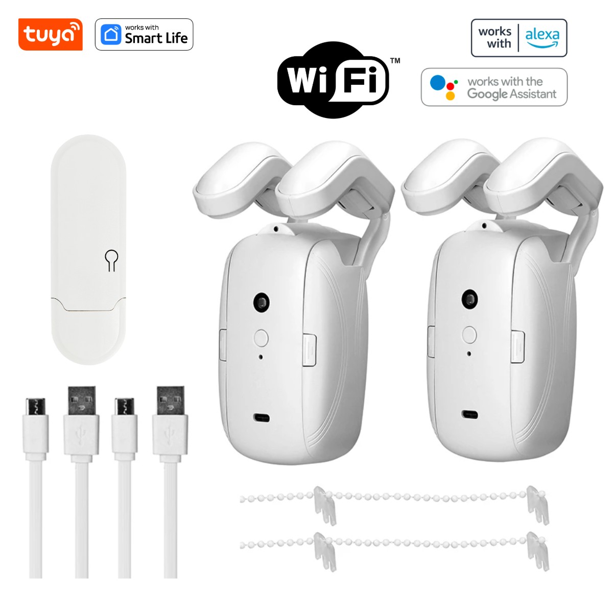 1/2PCS Tuya Smart WiFi Curtain - Smart Home Vimar บทวิจารณ์และราคา