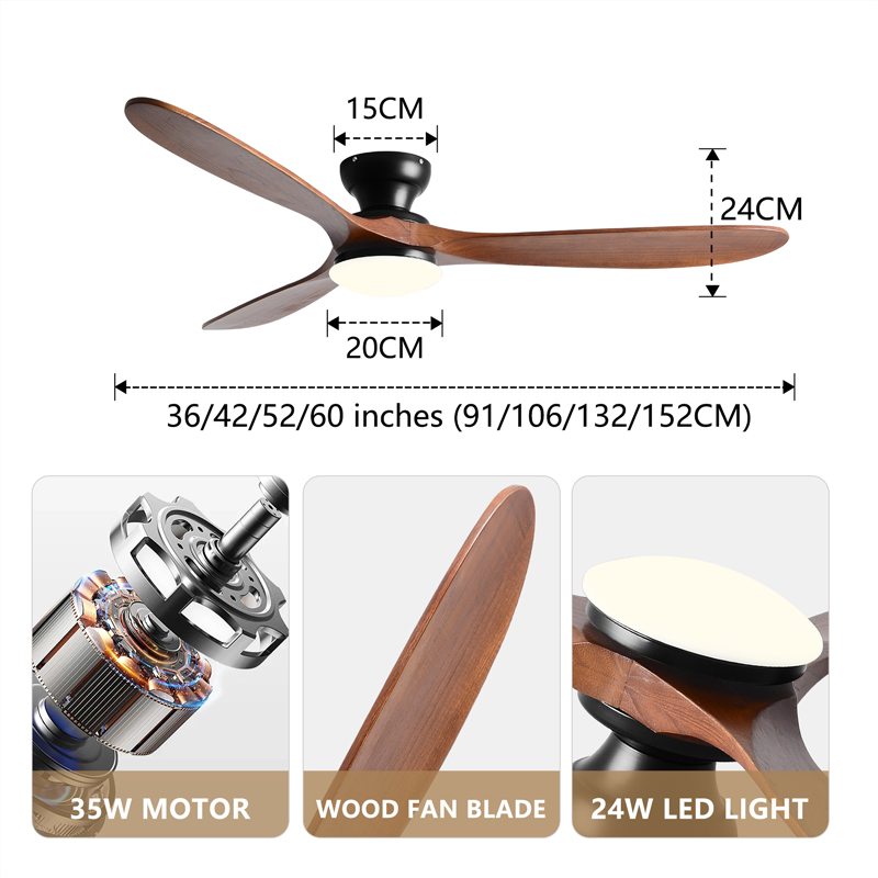 42/52inch Low Floor Ceiling Fa - Smart Ceiling Fan บทวิจารณ์และราคา