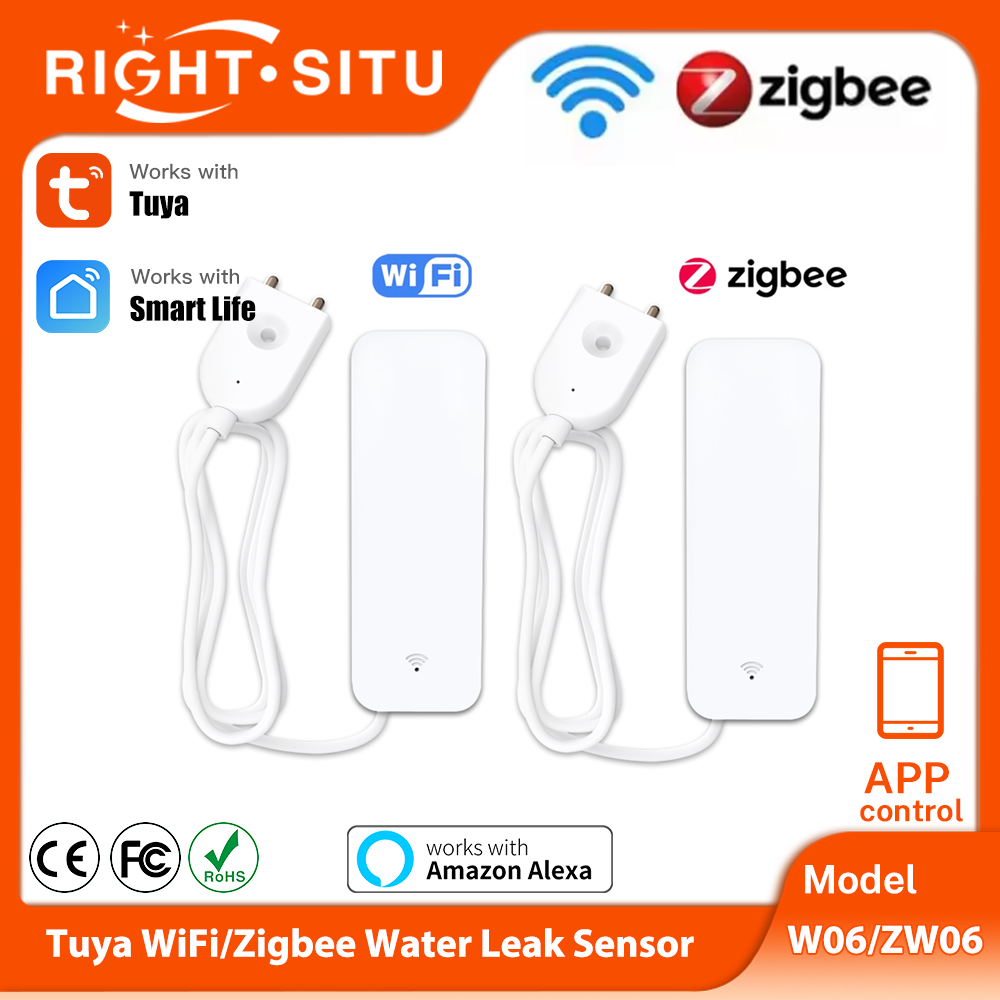 Tuya WiFi Zigbee Water Sensor  - Smart Home Setup บทวิจารณ์และราคา