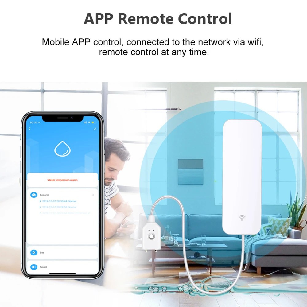 Tuya WiFi Zigbee Water Sensor  - Smart Home Setup บทวิจารณ์และราคา