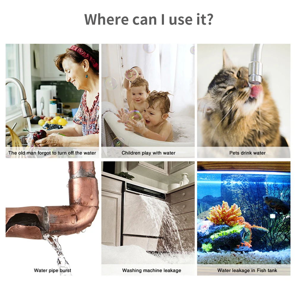 Tuya WiFi Zigbee Water Sensor  - Smart Home Setup บทวิจารณ์และราคา