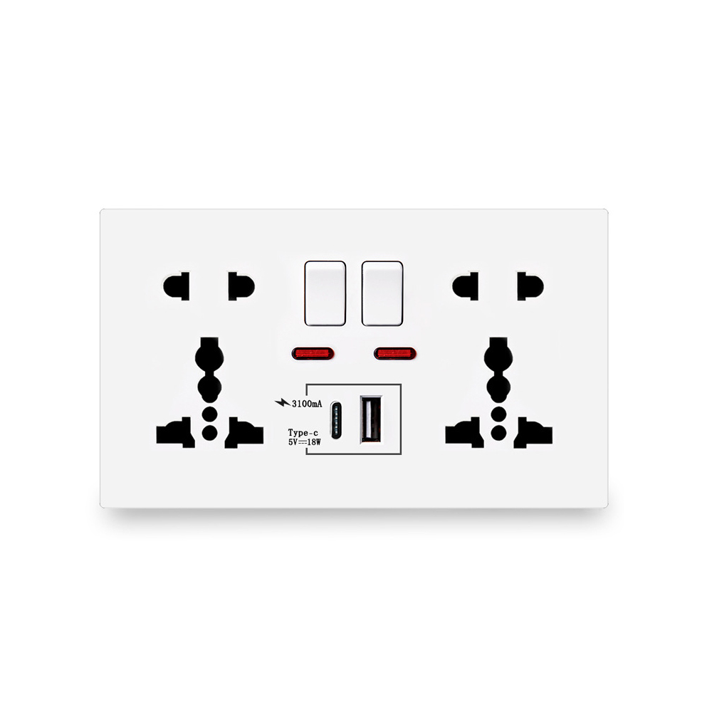 18W Type-C Fast Charge Wall Ou - Smart Wall Socket บทวิจารณ์และราคา