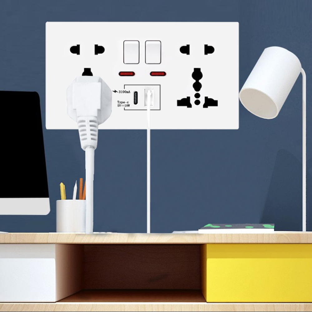 18W Type-C Fast Charge Wall Ou - Smart Wall Socket บทวิจารณ์และราคา