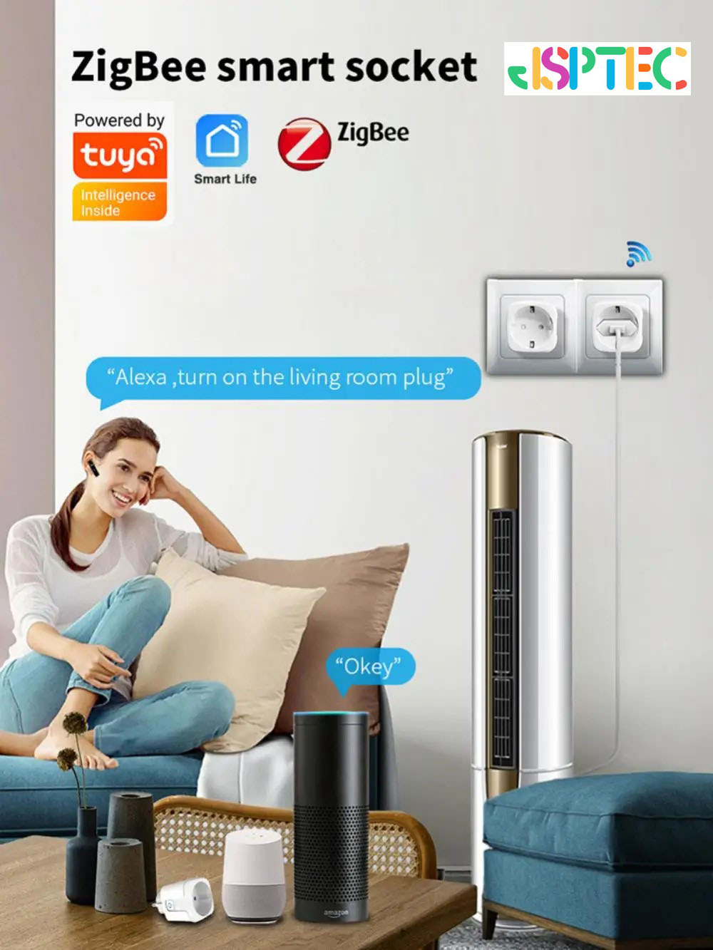 Tuya Smart Socket EU16A/20A Wi - Smart Wall Socket บทวิจารณ์และราคา