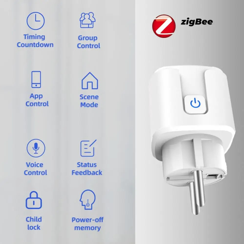Tuya Smart Socket EU16A/20A Wi - Smart Wall Socket บทวิจารณ์และราคา