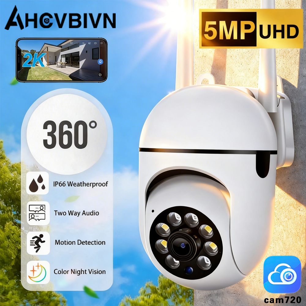 Cam720 APP 5MP PTZ IP Camera S - Smart Home Cctv Camera บทวิจารณ์และราคา
